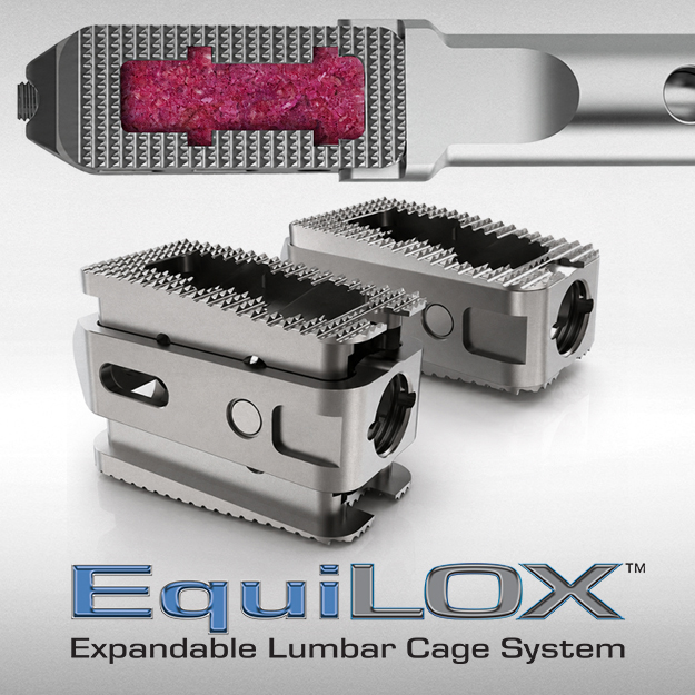 Captiva Spine EquiLOX Lordotic TLIF PLIF expandable lumbar cage